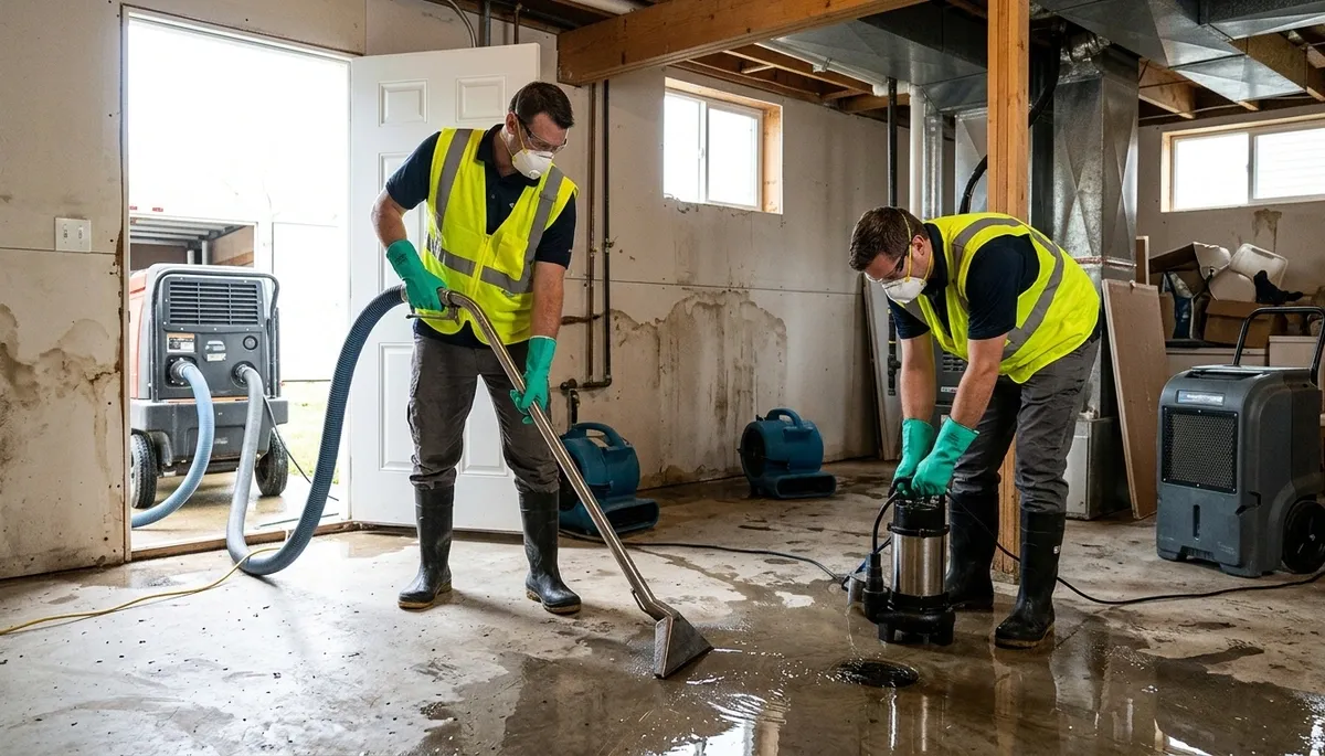Basement Flood Cleanup Image 1