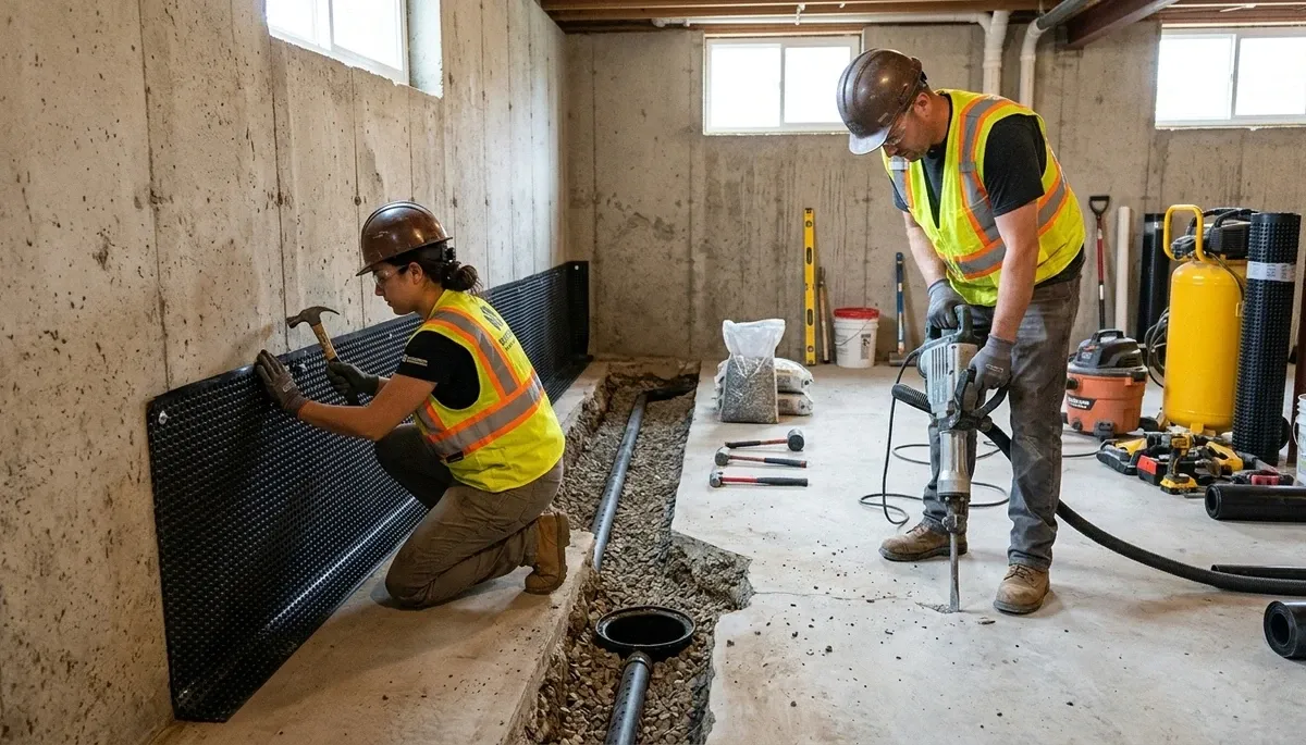 Basement Waterproofing Image 1
