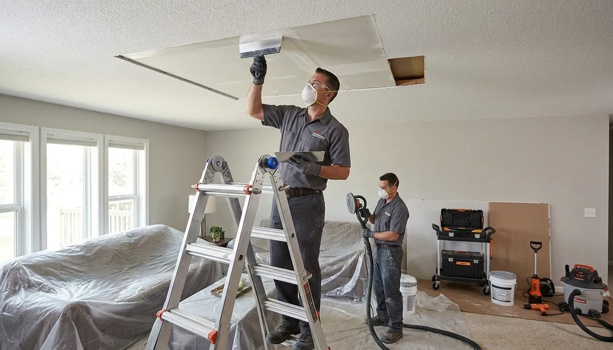 Ceiling Water Damage Repair Image 3