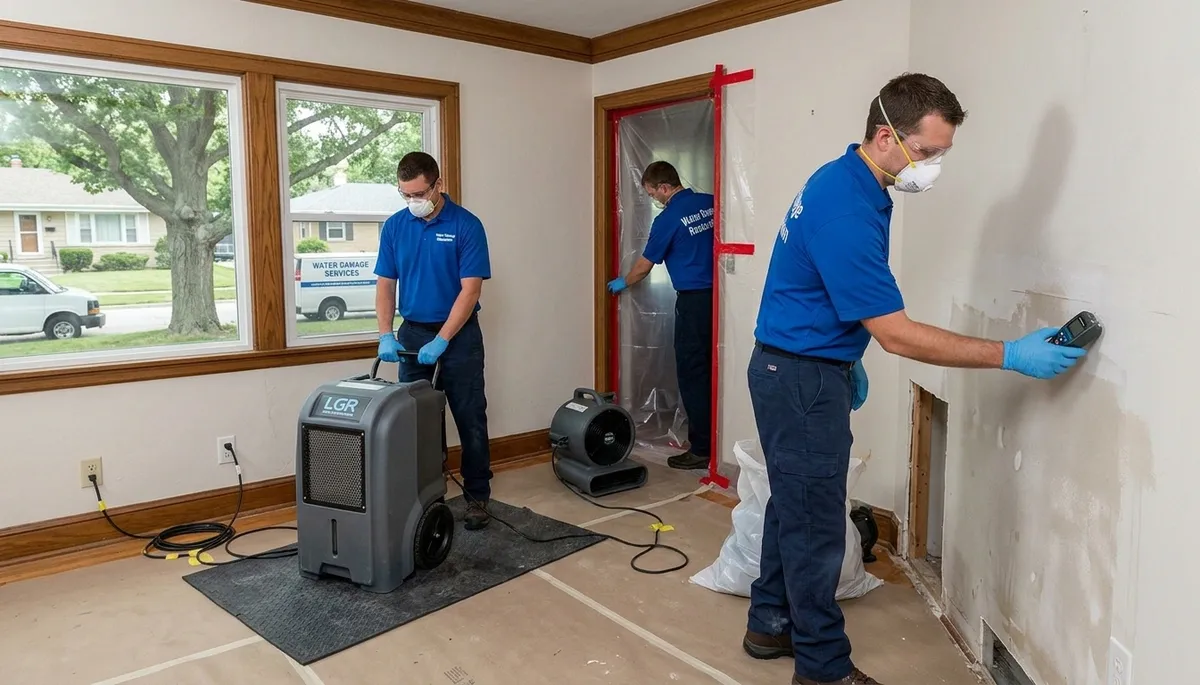 Water Damage Mechanicsburg Il Image 2