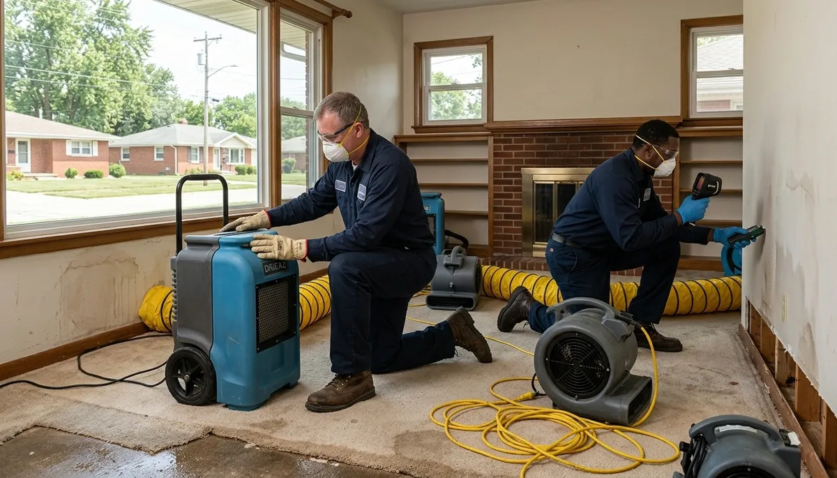 Water Damage Pawnee Il Image 1