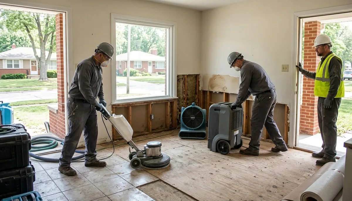 Water Damage Riverton Il Image 1