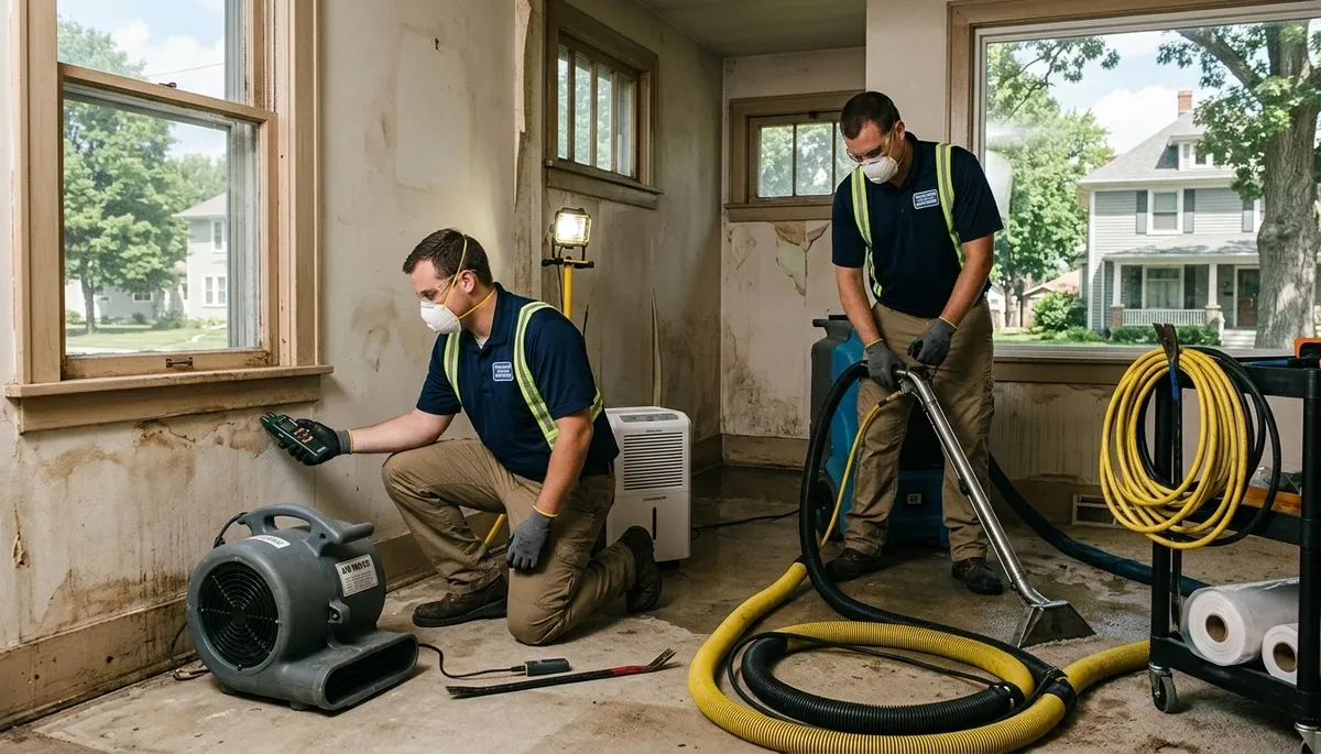 Water Damage Williamsville Il Image 1